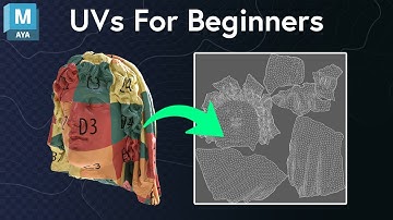 UV Unwrapping Explained - Maya Beginner Tutorial