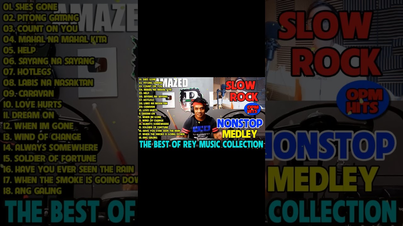 SHE'S GONE 💥💥 NONSTOP SLOW ROCK LOVE SONGS BY REY MUSIC COLLECTION 