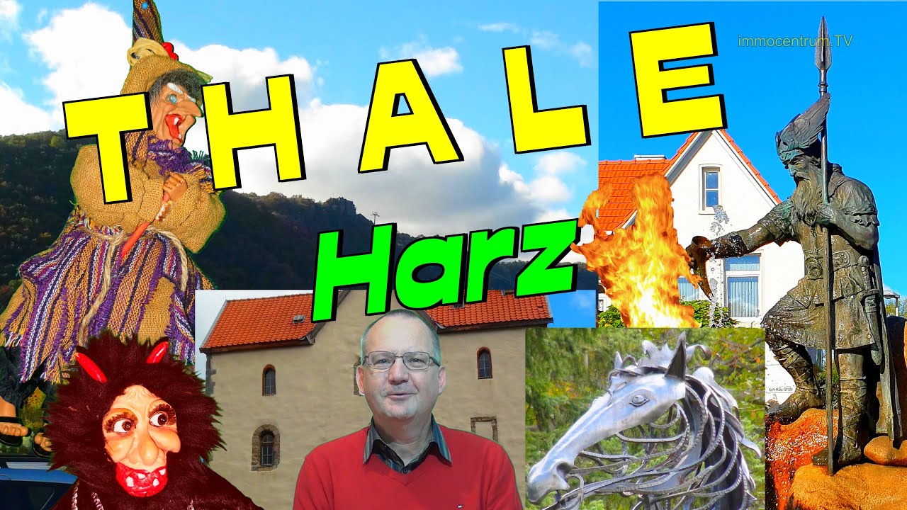 HARZ ! 🌄👹🙀Thale/Harz😃🏰⛲Stadt am magischen Harz🌲🌳Hier tanzen die Hexen🦦Bodetalseilbahn🦦Video😃🪨🪵🛖Video