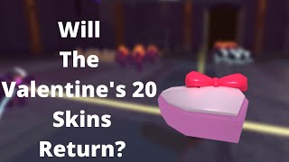 Will The Valentines 2020 Skins Return in 2022 Valentines? | Tower Defense Simulator