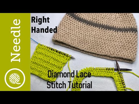 Needle Knit | Diamond Lace Stitch (DLS) Flat and Circular