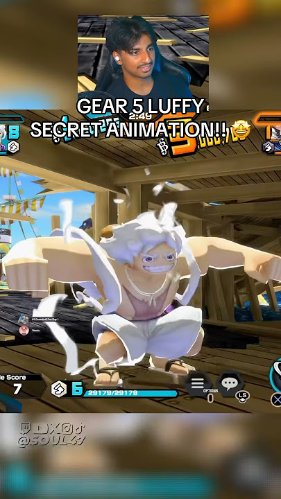 secret gear 5 animation.. 😳🔥| #gaming #soul47 #streamer #shorts #bountyrush