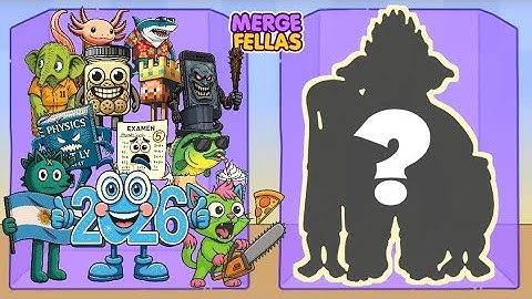 Merge Fellas Fan Made Brainrot 48 | Gameplay Walkthrough ⁉️ | New Final Boss - Reaching Max Level
