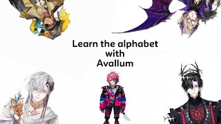#Avallumin4k Learn the alphabet with Avallum !!!