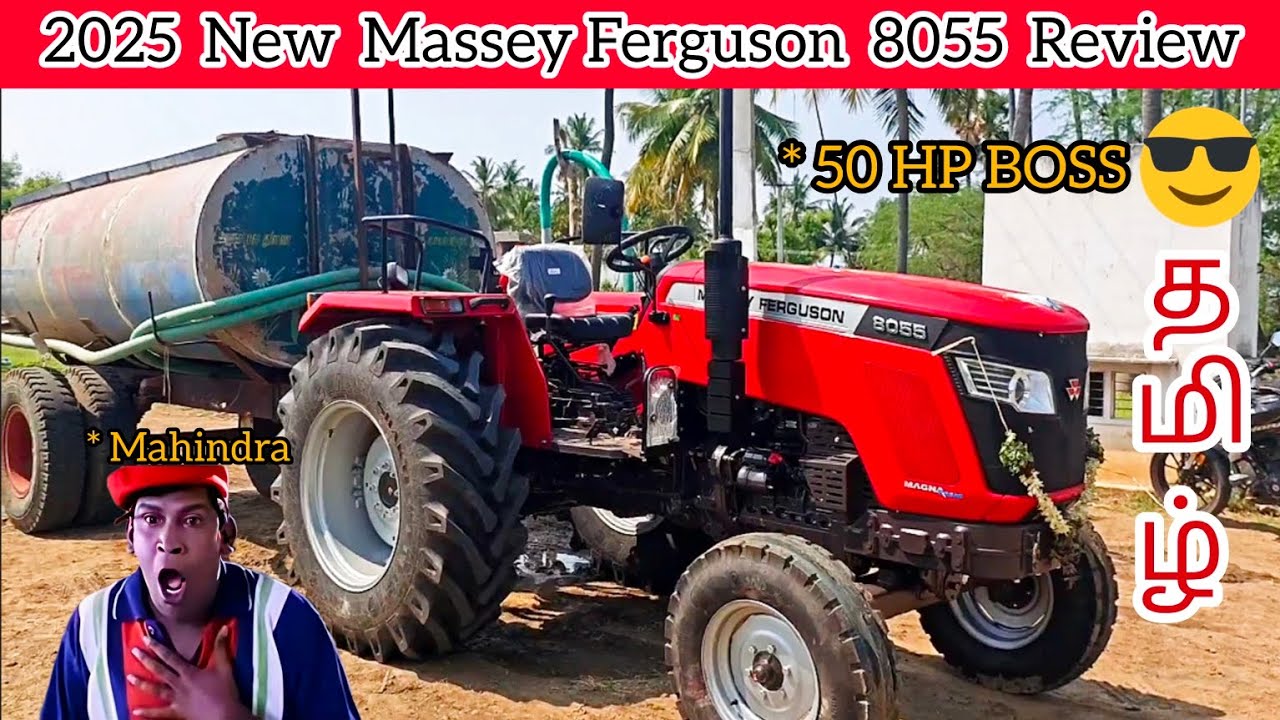 2025 Massey Ferguson 8055 MagnaTrak Tamil Review 💥🚜👌|| Best 50 HP..?? || Full Explanation #Mf8055
