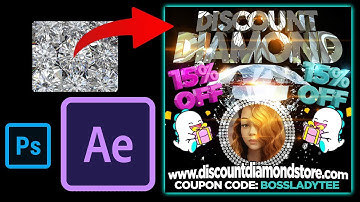 After Effects Tutorial Diamond Effect Element 3D Design | Photoshop | 3D Text & Logo Animation