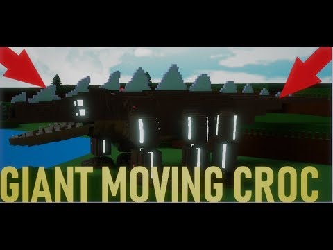 My *HUGE* Mutant Crocod   ile Mech *MOVES*ðŸŠ| Roblox Build a 