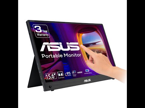 ASUS ZenScreen Touch MB16AMTR ポータブルモニター - YouTube