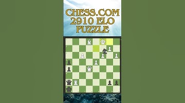 Chess.com 2910 ELO Puzzle 16 February 2024 #shorts