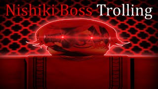 Ro Ghoul - NEW BOSS TROLLING! Fake Nishiki Nishio Troll! | Roblox