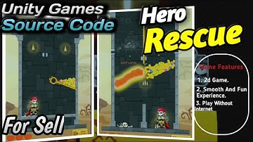 Hero Rescue Game Source code For Sell | Ready to Publish Game Project | unity app store