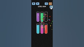 Water Color Sort Level 5964 Gameplay Solution