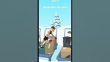 Fail Run 🤸‍♂️ 🚶‍♂️ level 5️⃣7️⃣ walk over the cart🛒