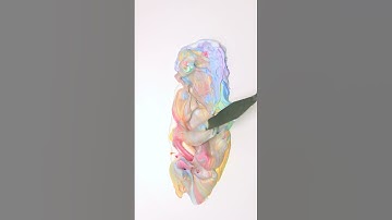 Pride Foam Satisfying Color Mixing ASMR #oddlysatisfying #colormixing #satisfying #clay