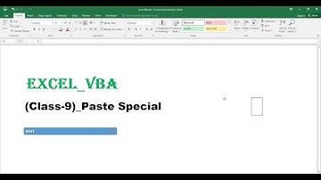 Excel VBA - Paste Special | Paste Any Thing Using VBA Code