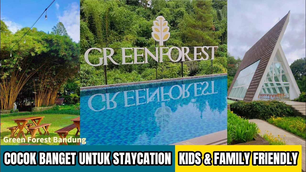 REVIEW TERUPDATE | GREEN FOREST RESORT BANDUNG|Betah Staycation disini Kids & Family Friendly Banget