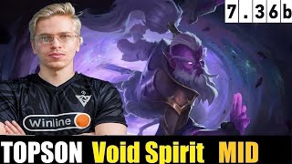 🤯 TOPSON [Void Spirit] MID 7.36B - DOTA 2 HIGHEST MMR MATCH #dota2    #dota2gameplay    #topson