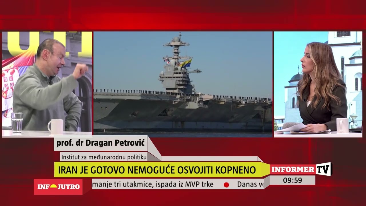 INFO JUTRO - Američki brodovi nadomak Irana, džaba, nemoguće ih je osvojiti