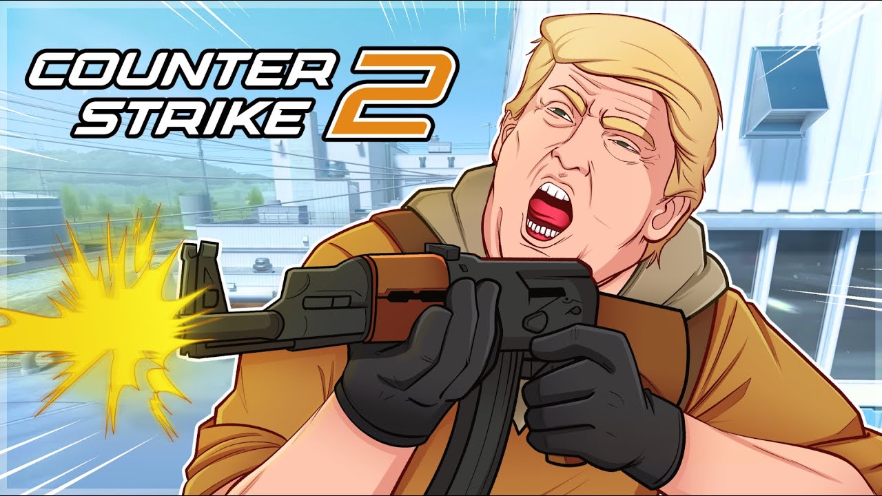 Trump Plays Counter-Strike 2 For The First Time! (Voice Trolling!)