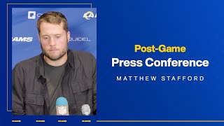 Matthew Stafford Postgame Press Conference After Week 9 Loss To Buccaneers