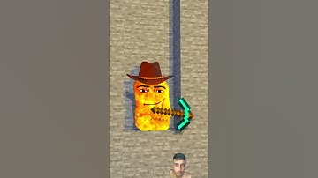 [Gegagedigedagedago] Nuggets Never Give Up Mining-Funny Minecraft Animation #minecraft #shorts