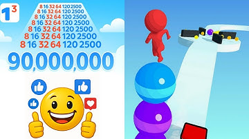 Satisfying Mobile Game Number Run Top Free Gameplay Walkthrough All Levels Latest Update Max Speed