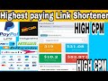 Link shortener High Cpm 45$ Dollars earn money url shortener 2022 link shortener 2022 payment proof