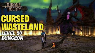 Throne and Liberty Cursed Wasteland Level 50 End-Game Dungeon | Longbow Full Run | 1440p - Epic