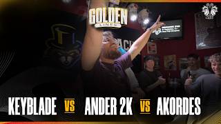 KEYBLADE VS ANDER 2K VS AKORDES WRITTEN BATTLE GOLDEN LINES ZARAGOZA 2026