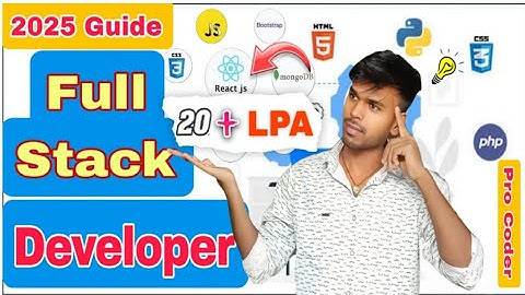 Full-Stack Developer Roadmap 2025 | Step-by-Step Guide to Master Web Development #fullstackdeveloper