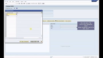 Role Creation in SAP