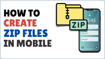 How to Create ZIP File in Mobile 2025 | Android & iPhone