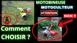 Comment Pourquoi et Quel Motobineuse MOTOCULTEUR choisir? Meilleur Einhell électrique? bien utiliser
