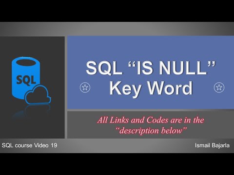 19 SQL Is Null Keyword in MySQL