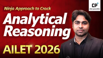 AILET 2026 Analytical Reasoning | Smart Exam Strategies Revealed | CLAT Possible