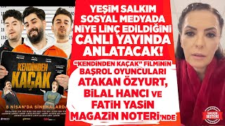 Yeşim Salkım Linçlere CEVAP VERDİ! KENDİNDEN KAÇAK Filminin Başrolleri Magazin Noteri'nde!