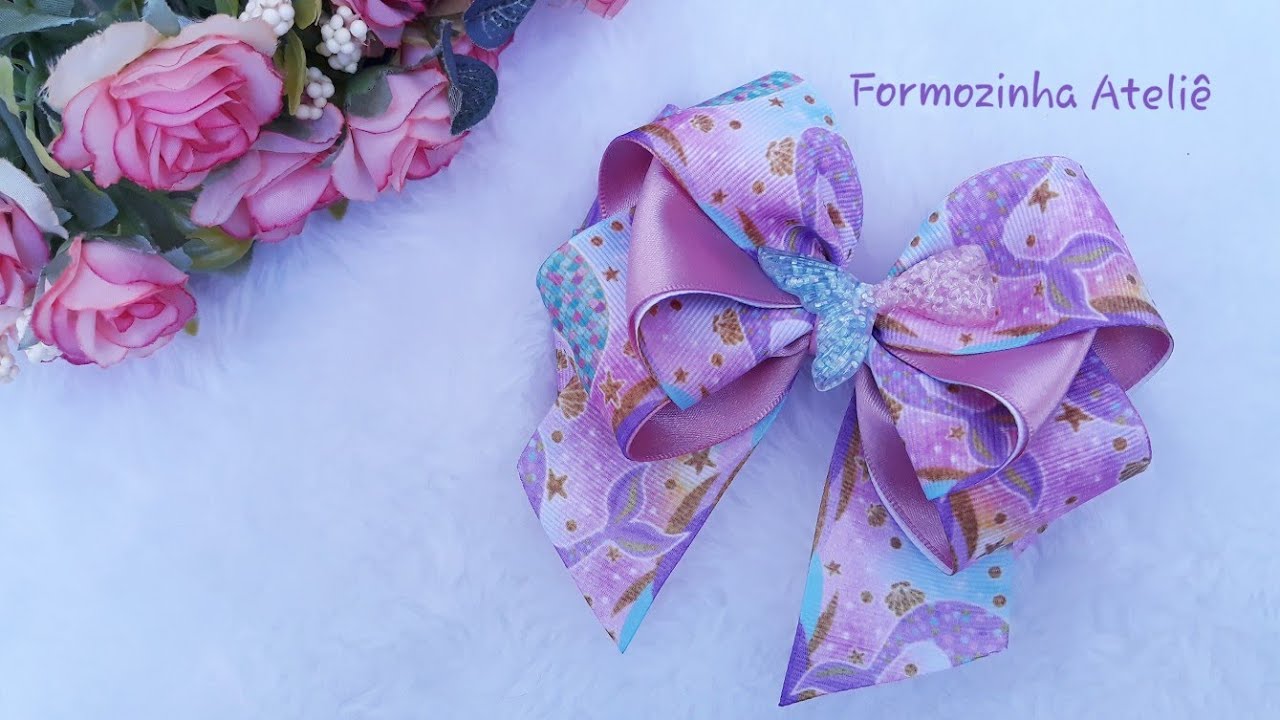 Laço formosura na fita temática - Poly Formozo