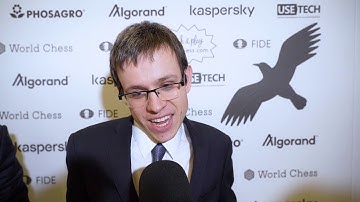 Jerusalem Grand Prix 2019 Round 1, Game 1. Interview with Wang Hao and David Navara