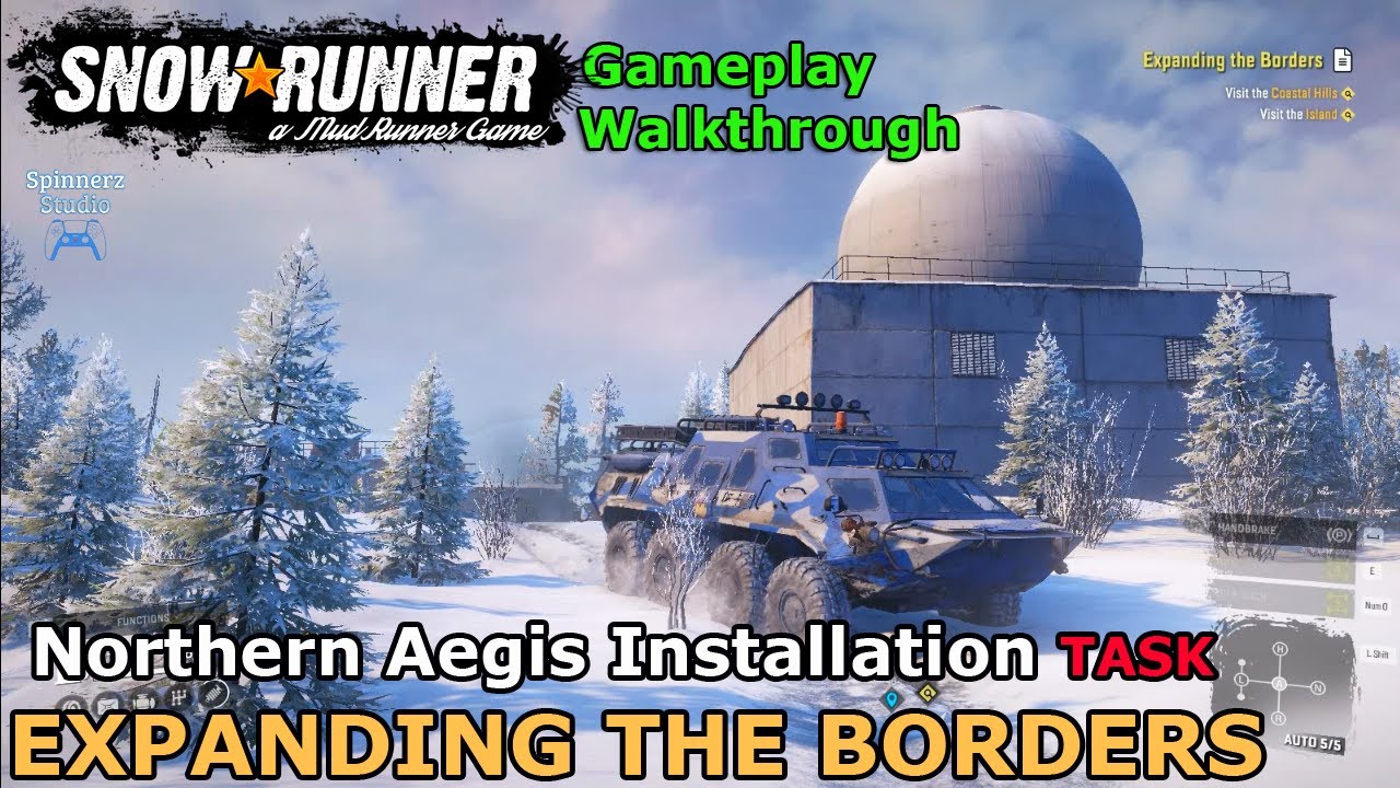 SnowRunner - Expanding the Borders | Northern Aegis Installation Task, Amur Russia - Phase 4
