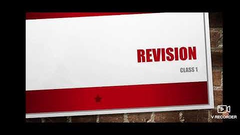 Class-1, Subject-Computer, Video-23, Revision, Chapter-6 and 7, Part-1 by Mrs Sunidhi
