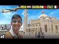 India to rome italy via bahrain  bahrain free transit visa  city tour