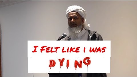 I felt like I was dying |Shaykh Hasan Ali #death #pain #suffering #cure #patience