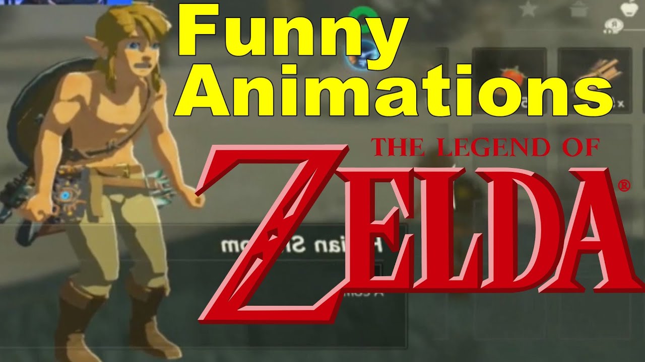 FUNNY, UNIQUE and IDLE ANIMATIONS in Legend of Zelda: Breath of the Wild