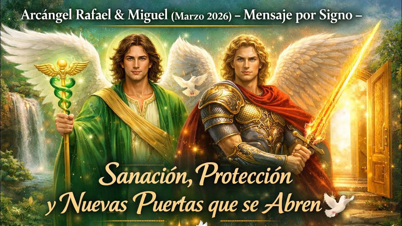 Arcángel Rafael & Miguel – Mensaje por Signo Marzo 2026 | Sanación y Puertas que se Abren ✨🔮