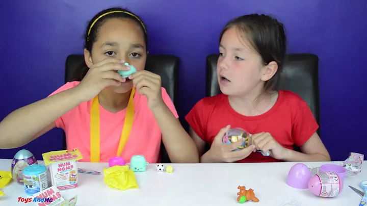 Giant Ball Pit Pool Toy Challenge - Surprise Eggs - Mashems - Shopkins - Num Noms Prizes