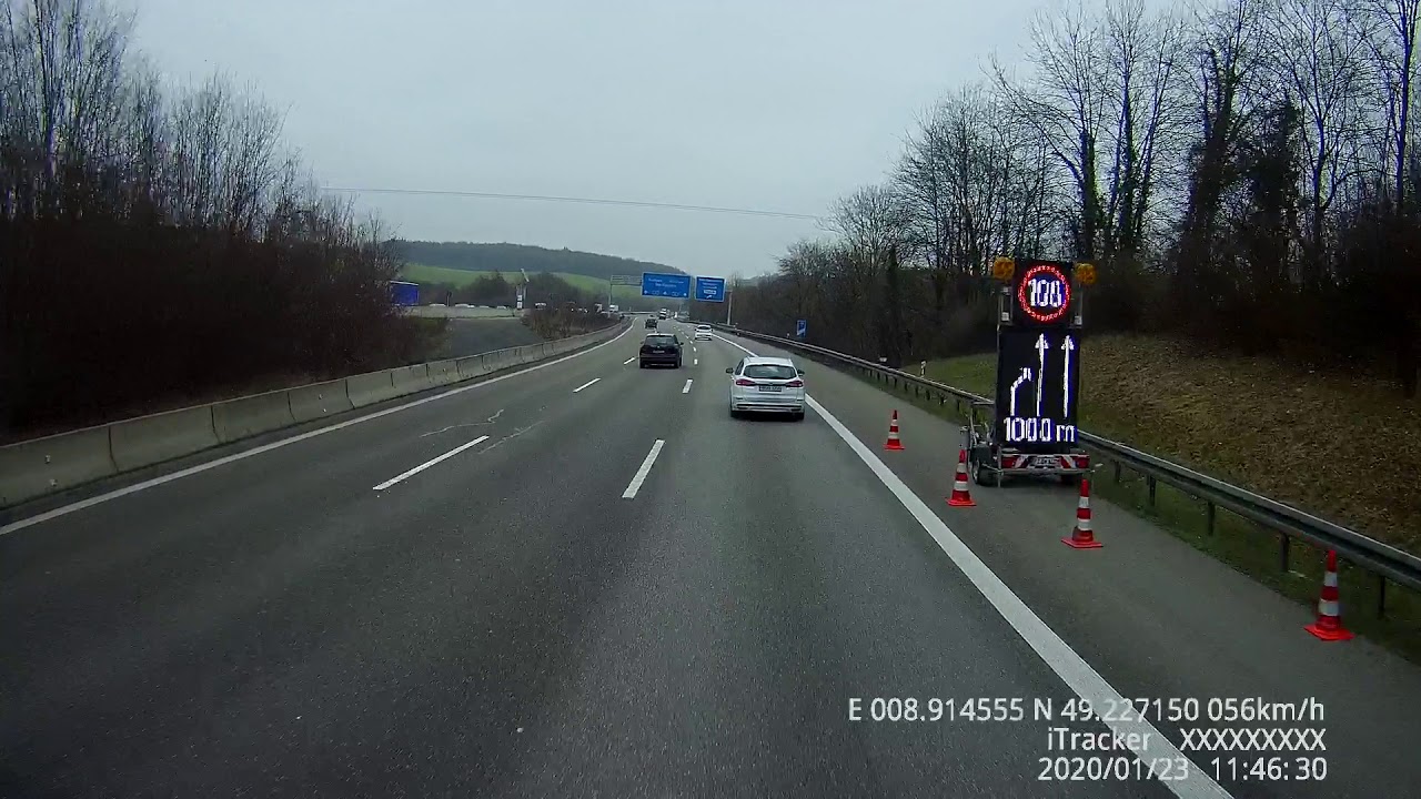 40 Tonner ausbremsen ...