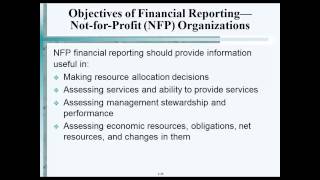 Objectives of Financial Reporting