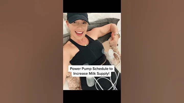Power pump schedule to increase milk supply 🍼✨