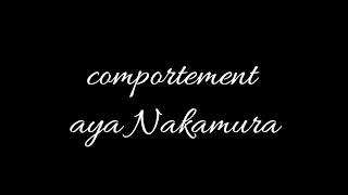 Aya Nakamura  Lyrics  Comportement