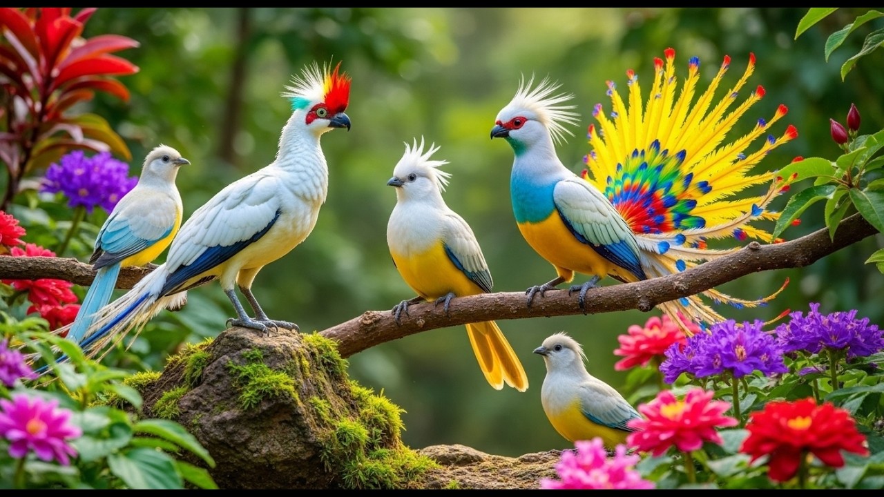 Relaxing Piano and Bird Sounds | Tranquil Nature Sounds for Study and Concentration